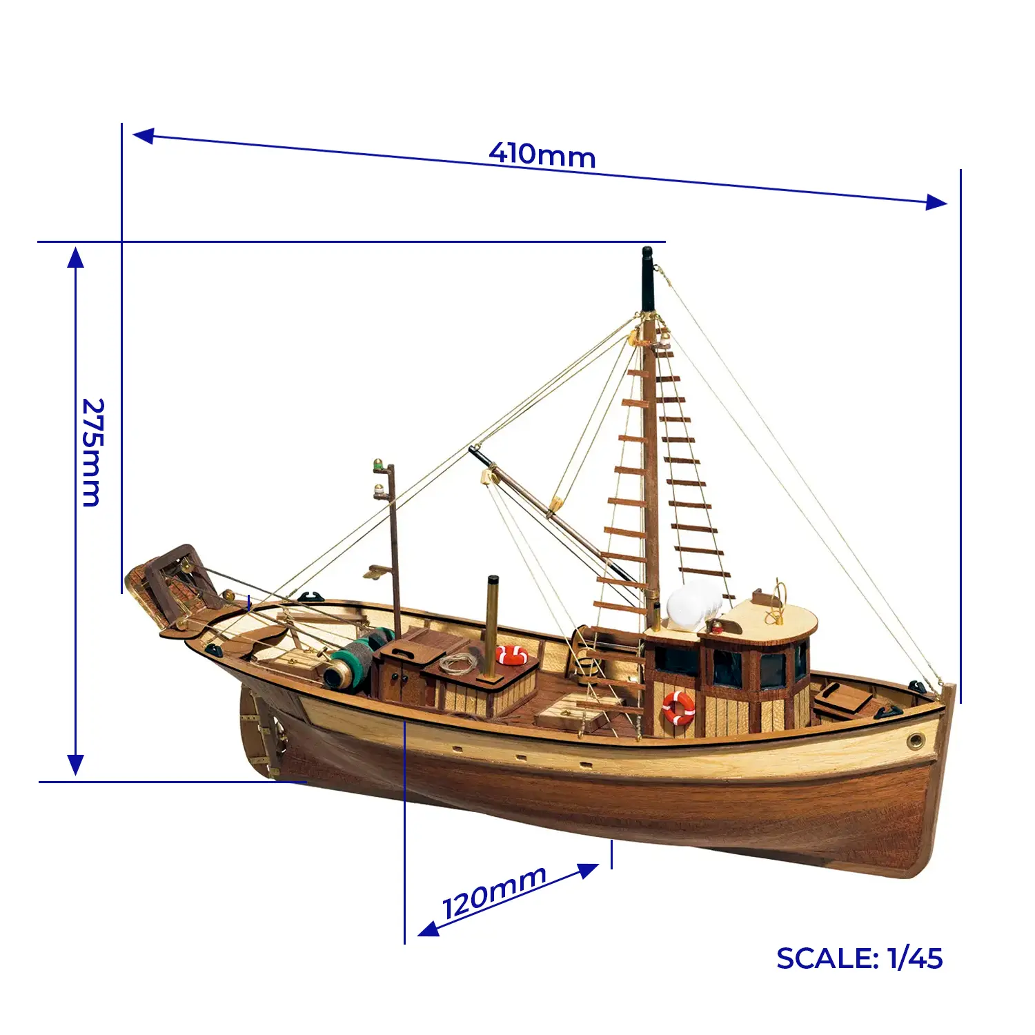 Occre Palamós Houten Scheepsmodel 1/45