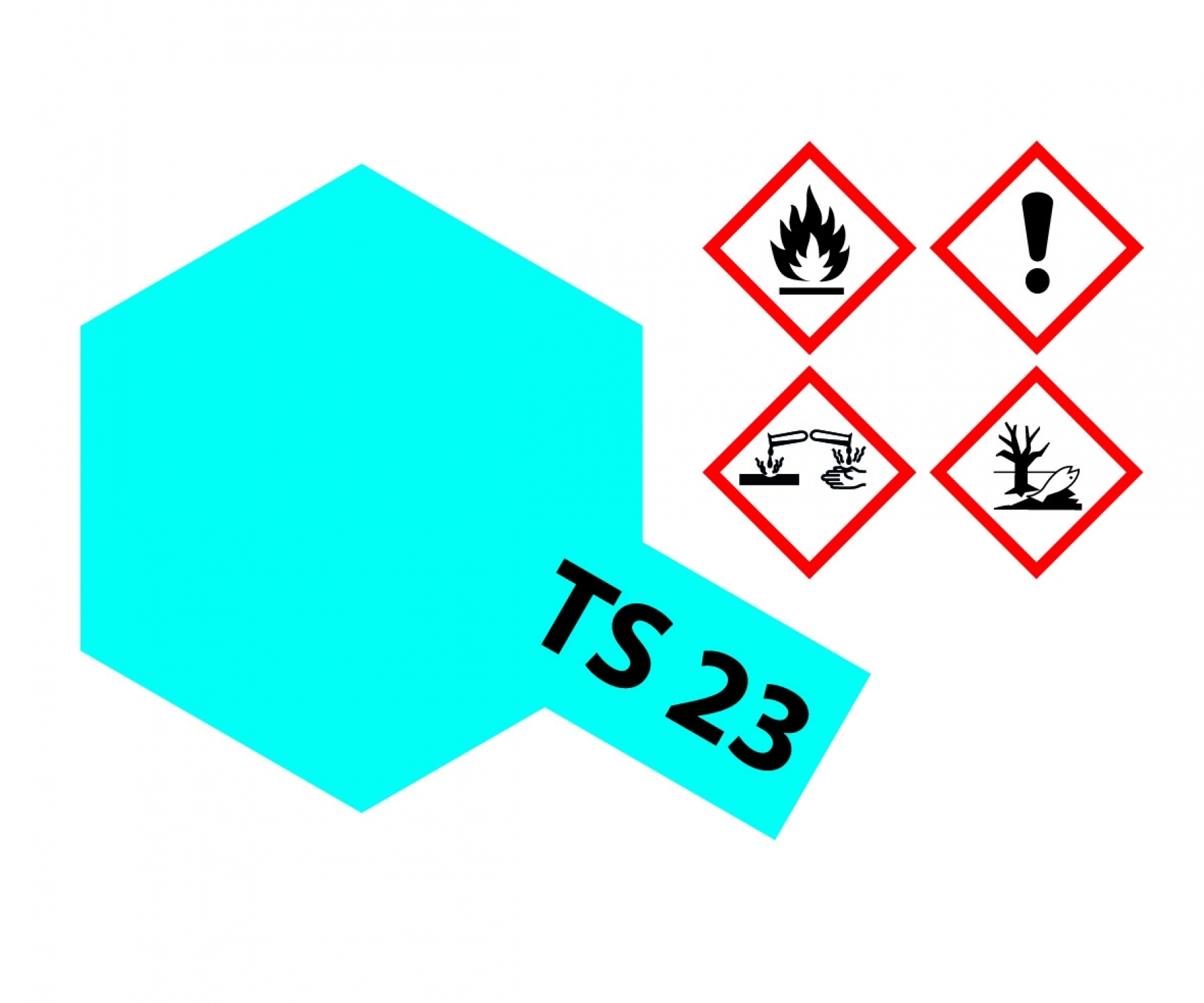 TS23 Spray Light Blue brilliant 100ml Tamiya