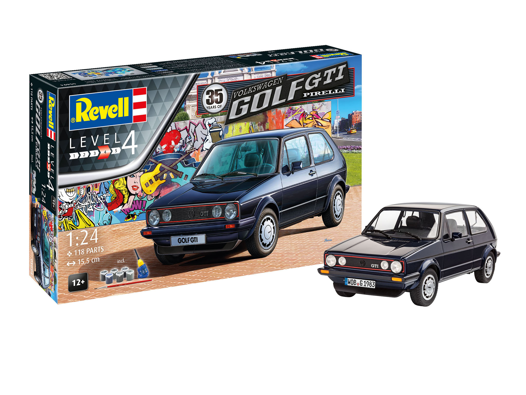 Revell 35 Years Volkswagen Golf GTI Pirelli 1/24