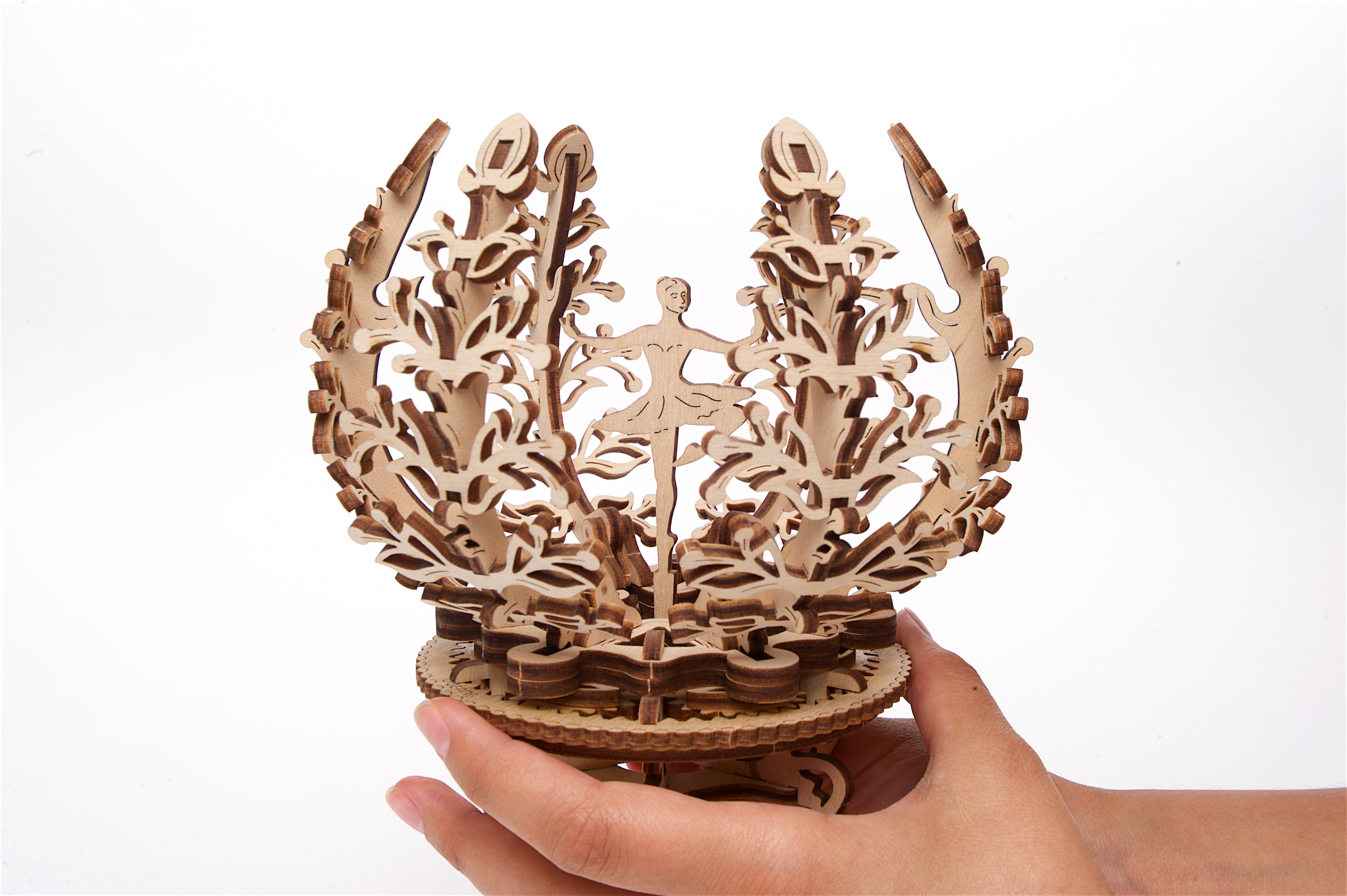 U-Gears Mechanical Flower / Bloem mechanisch houten bouwpakket