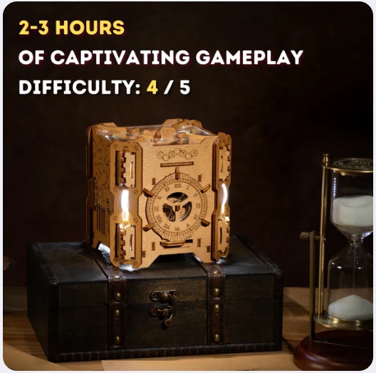 Puzzle Potato Tesla Box, Electronic Puzzle Box, Escape Room Game