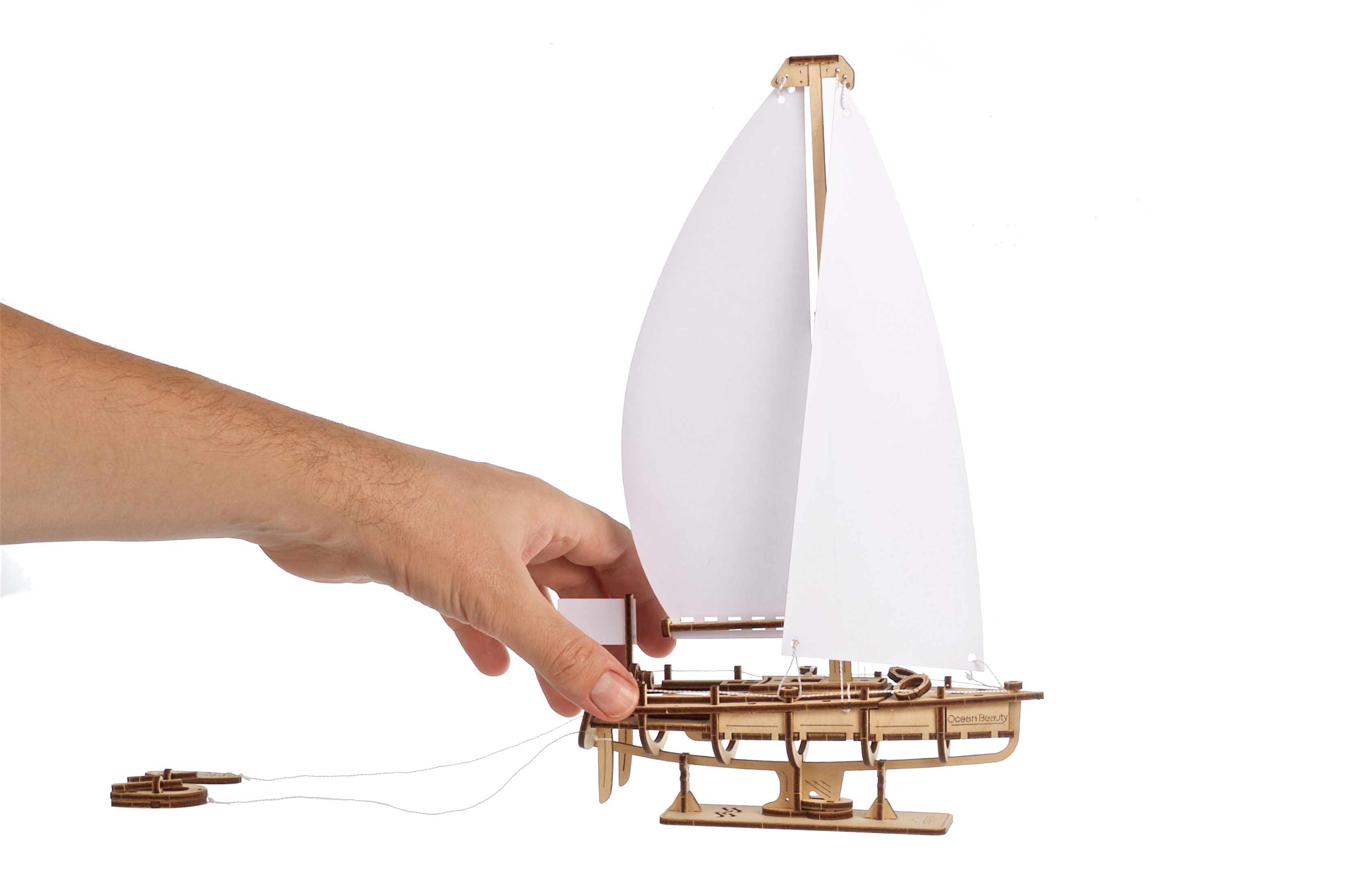 U-Gears Oceaan Parel Yacht mechanisch houten bouwpakket