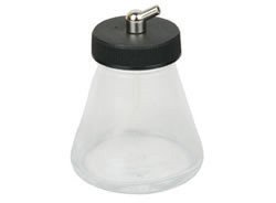 Fengda Glazen Verfbeker met aansluiting voor Airbrush 88ml