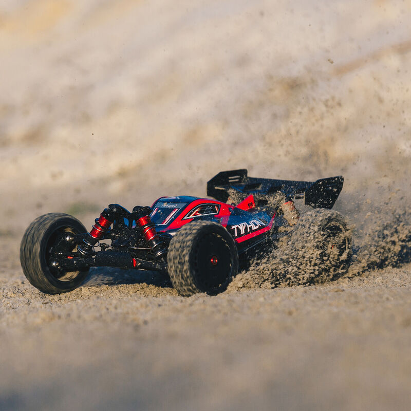 Arrma TYPHON 6S V5 BLX 4WD Brushless Buggy RTR 1/8 Black/Red