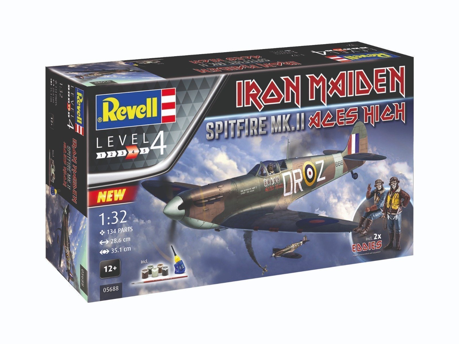 Revell Model Set Iron Maiden Spitfire Mk.II Aces High 1/32