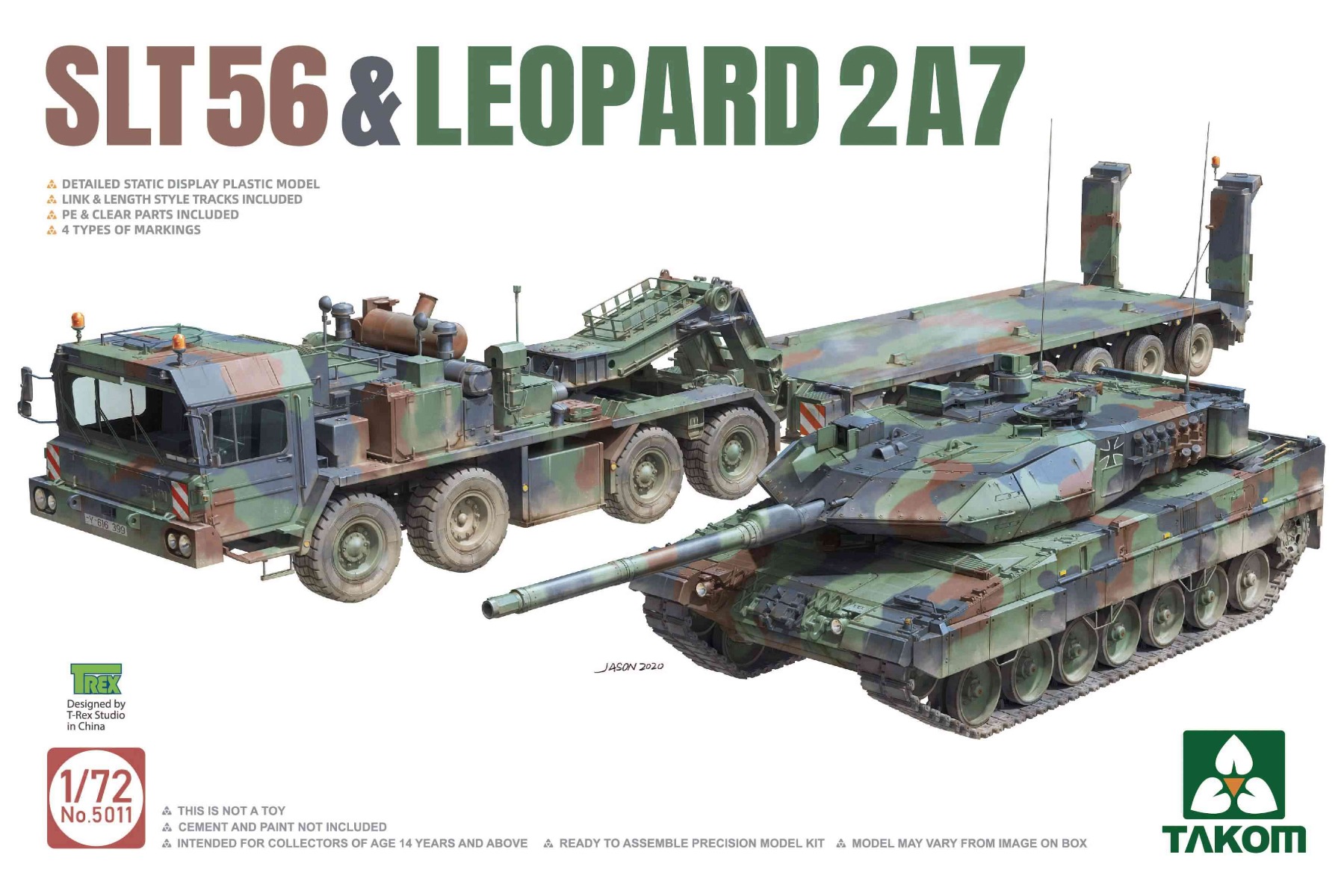 Takom SLT56 & Leopard 2A7 1/72