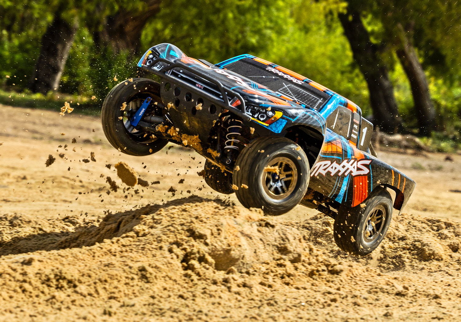 Traxxas Slash 4X4 Ultimate LCG VXL TQi TSM Short course Truck 1/10 Orange