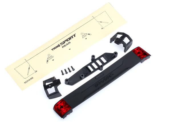 Traxxas Tailgate panel/ tailgate retainers (2)/ tailgate mount/ tail light lens (2) (left & right)/ 2.5x8 BCS (4) (fits #8111 or #8112 body)