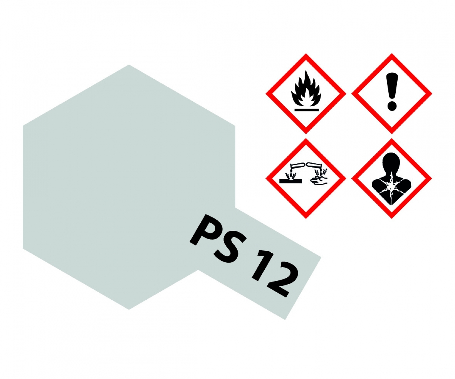 PS12 Spray Silver brillant 100ml Tamiya