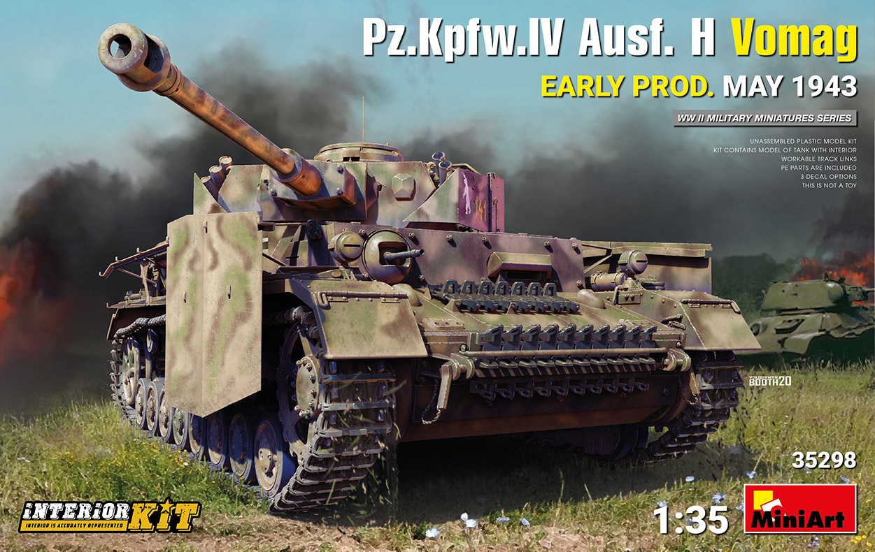 MiniArt Pz.Kpfw.IV Ausf. H Vomag. Early Prod. May 1943. Interior Kit 1/35
