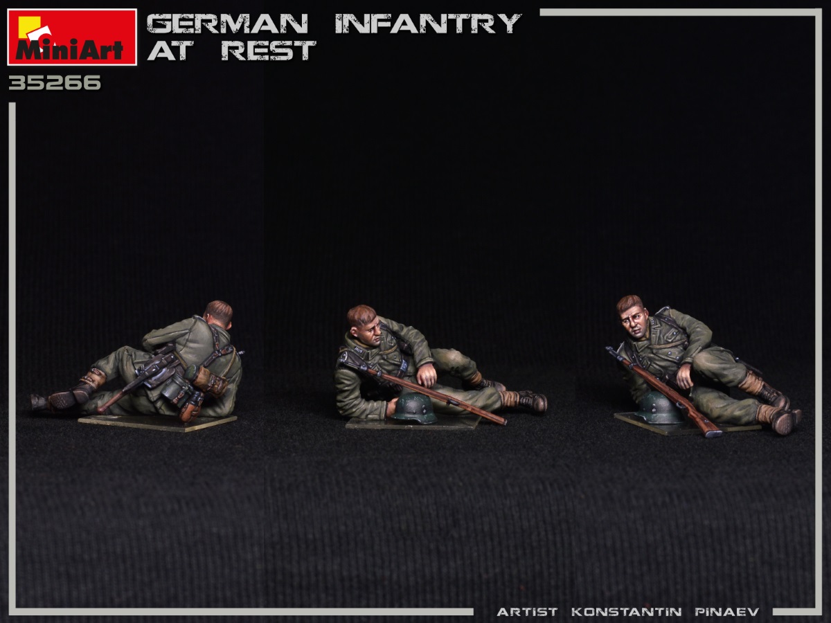 MiniArt German Infantry At Rest 1/35