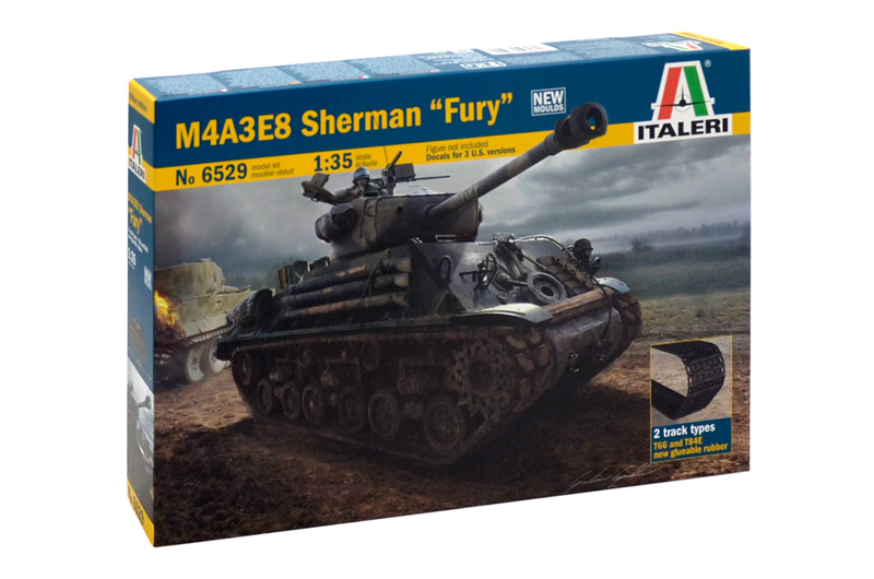 Italeri M4A3E8 Sherman Fury 1/35