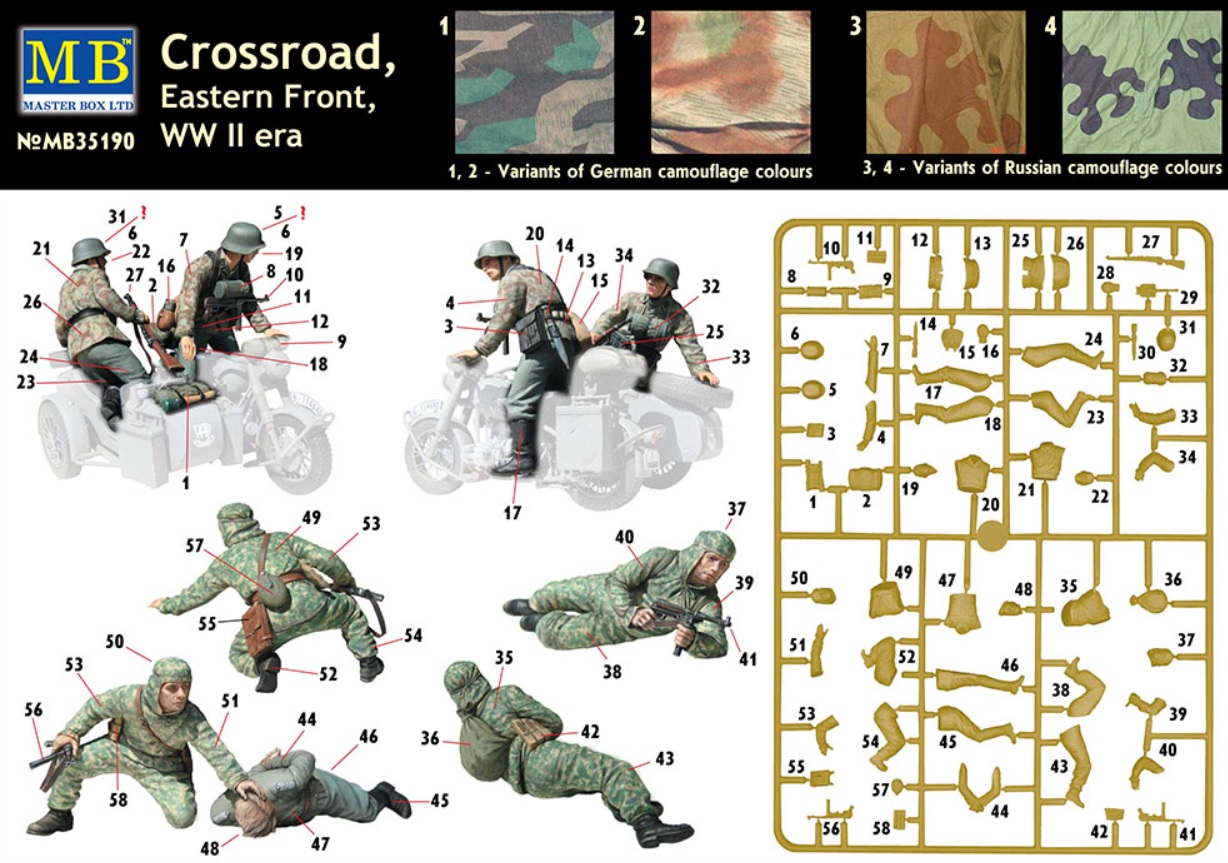 Master Box LTD Crossroad, Eastern Front, WWII era 1/35