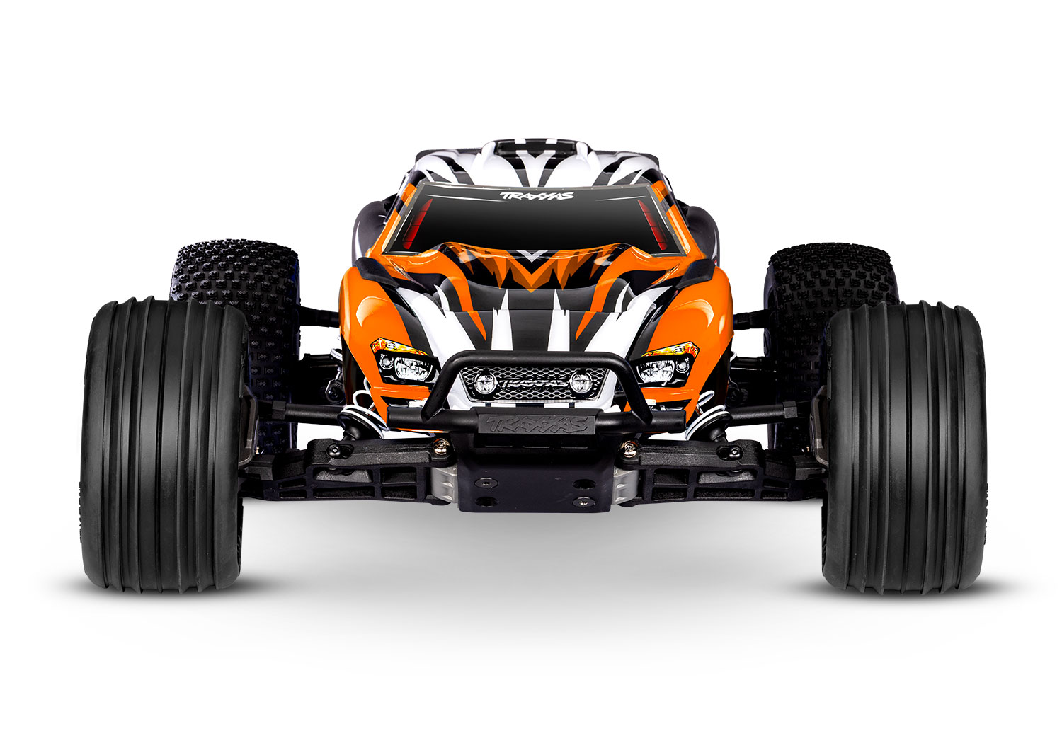 Traxxas Rustler 2WD Brushed with Battery & USB-C Charger Orange X