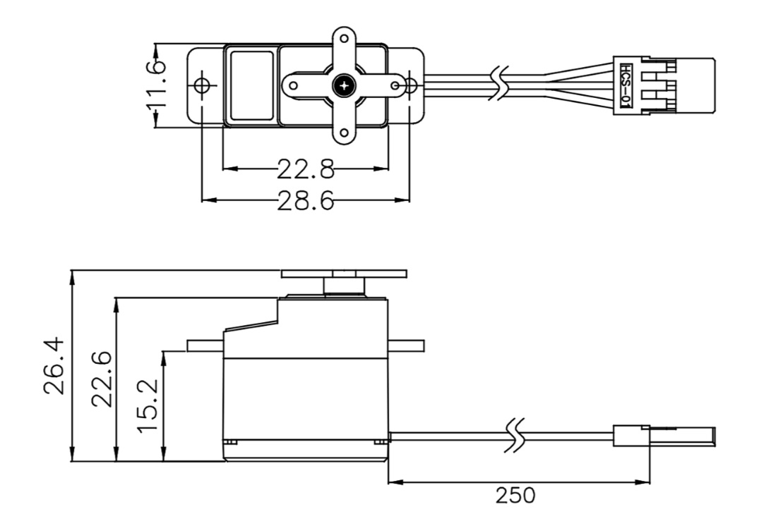 Hitec HS-53 Analog Servo