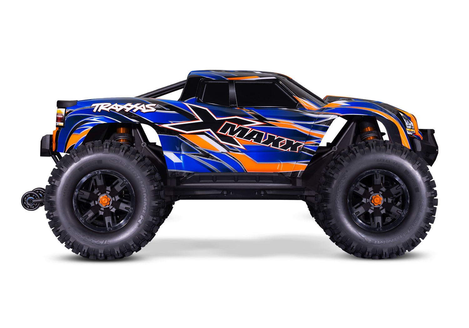 Traxxas X-Maxx 4WD 8S Belted Brushless Monster Truck RTR TSM 30+ Volts 1/5 Orange