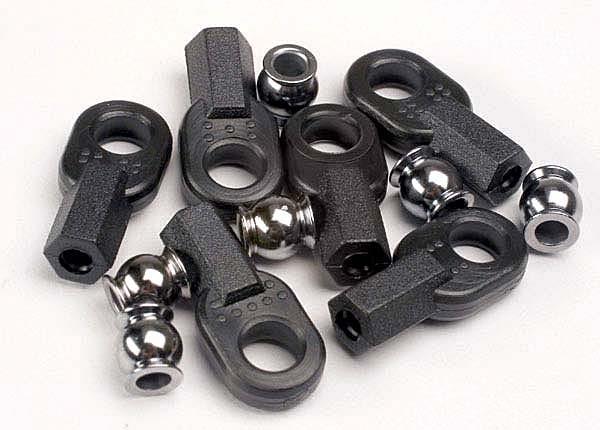 Traxxas Rod ends long (6)/ hollow ball connectors (6)