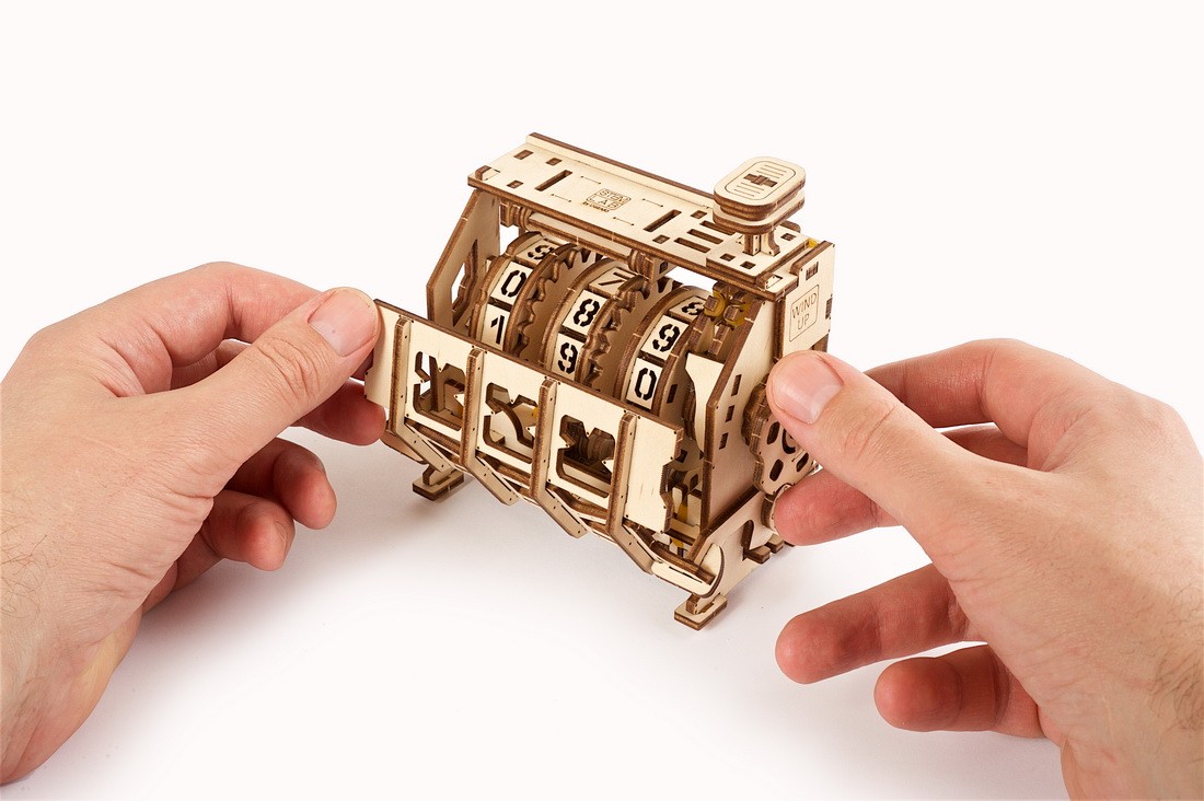 U-Gears Stem Lab Counter mechanisch houten bouwpakket