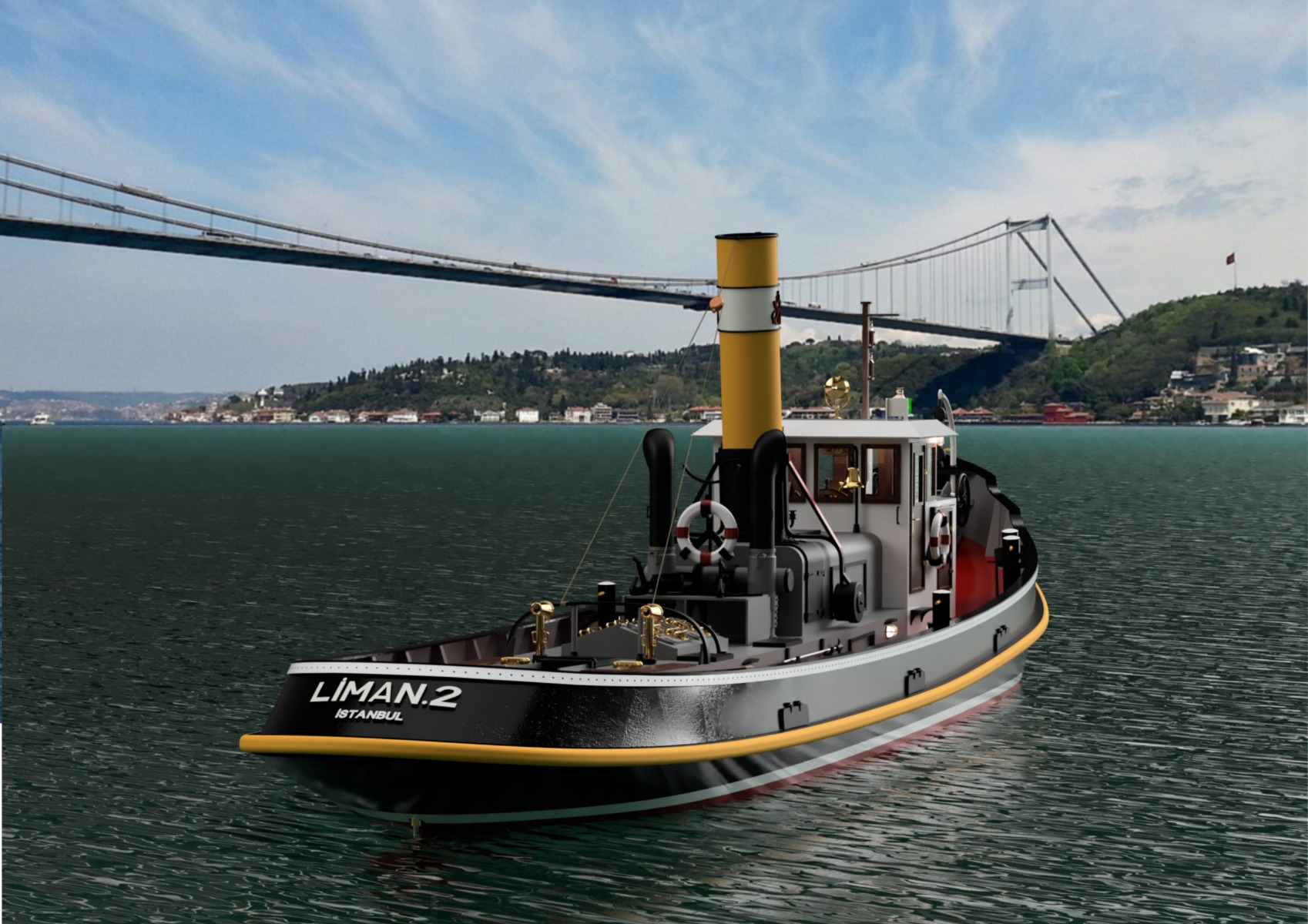 Turk Model Liman 2 Sleepboot kit 1/20