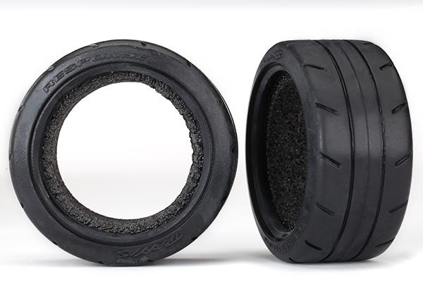 Traxxas Tires, Response 1.9" Touring (extra wide, rear)/ foam inserts (2) (fits #8372 wide wheel )