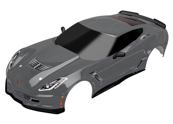 Traxxas Body Chevrolet Corvette Z06 graphite (painted decals applied)