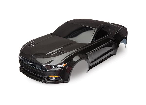 Traxxas Body Ford Mustang black (painted decals applied)