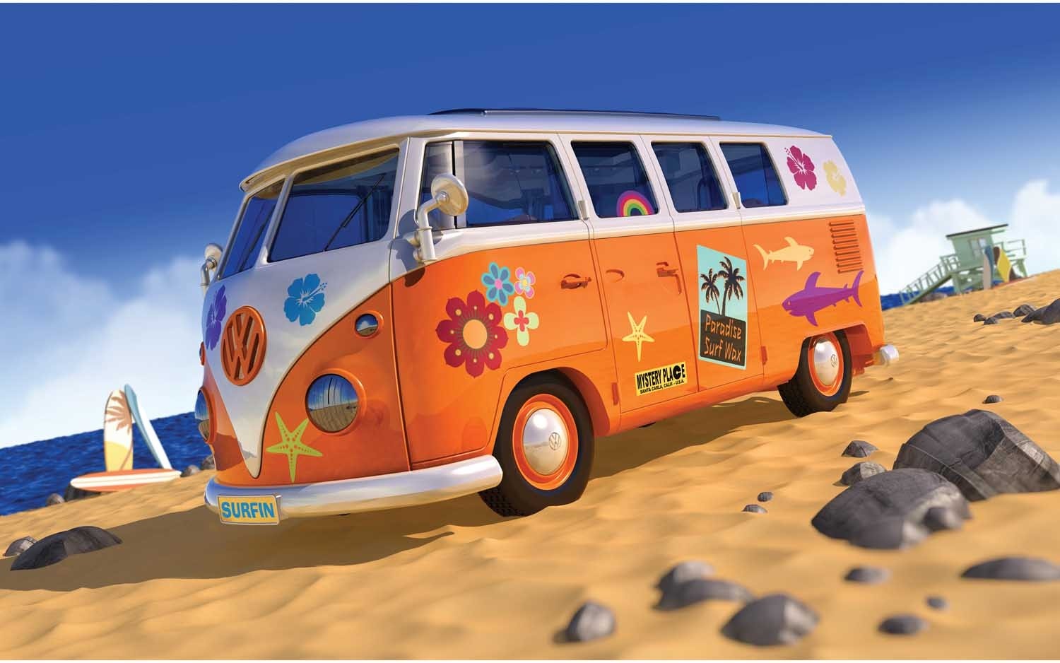 AirFix Quickbuild 'Surfin' Volkswagen Camper Van Kit
