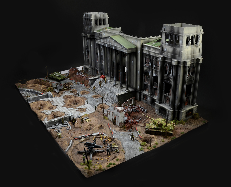 Italeri Battle For The Reichstag Berlin 29th April / 2nd May 1945 Battle Set 1/72