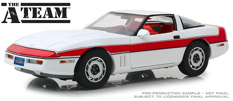 Greenlight The A-Team 1984 Chevrolet Corvette C4 1/18