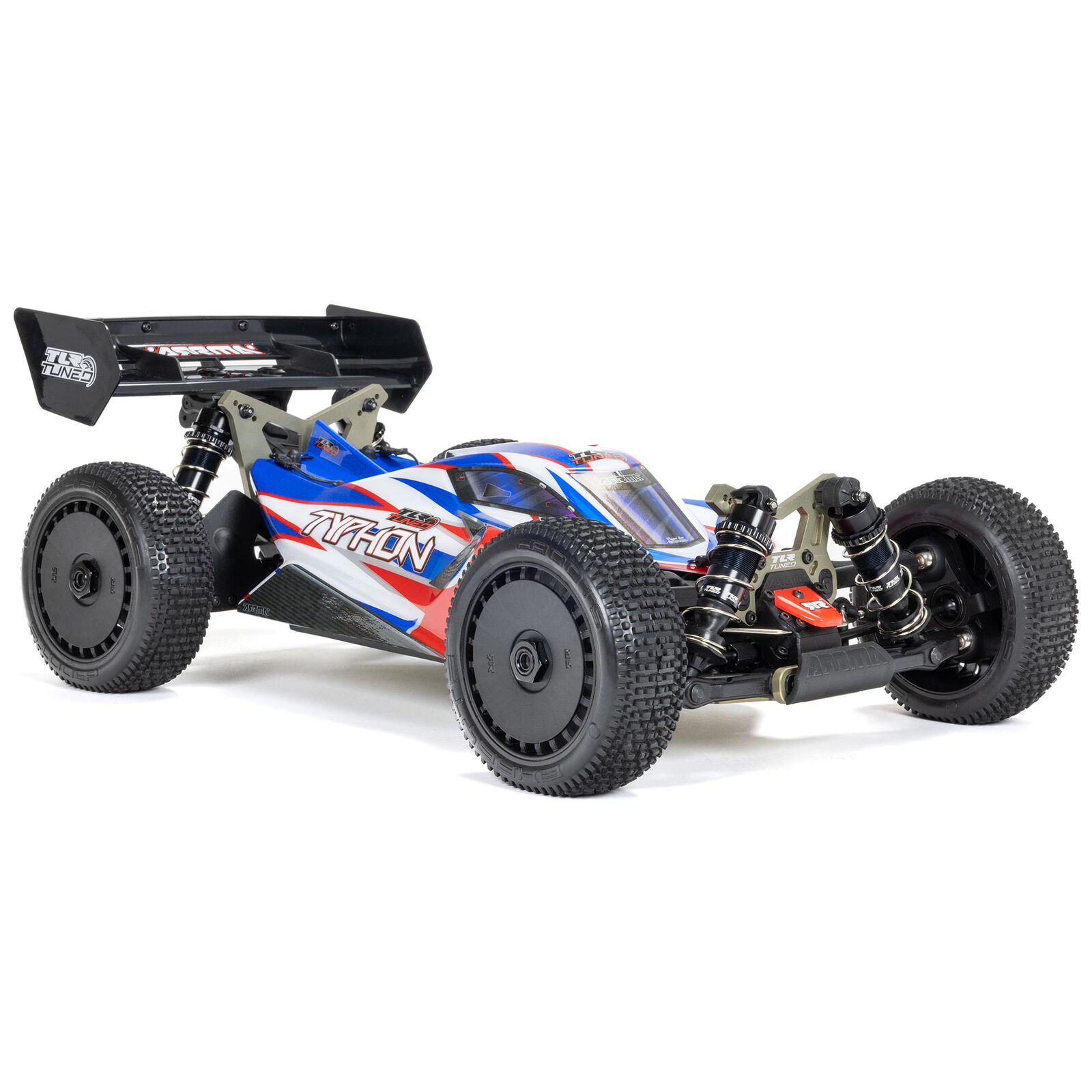 Arrma TLR Tuned TYPHON 6S 4WD BLX RTR, Red/Blue Buggy 1/8