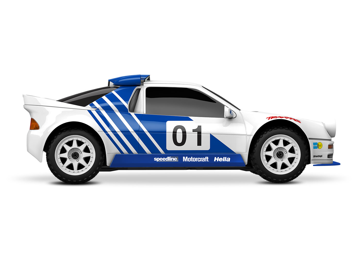 Traxxas Mini Rally VXL Ford RS200 incl battery and charger White 1/12