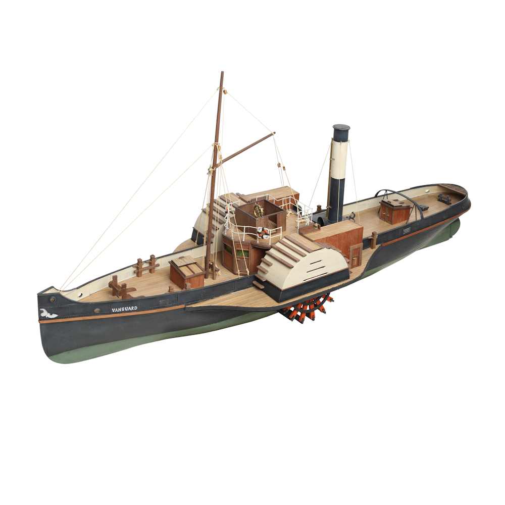 Disarmodel Wood Paddle Tug Vanguard 1/50