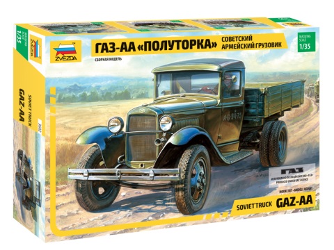 Zvezda Soviet army truck Gaz-AA 1/35