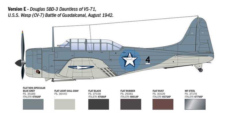 Italeri SBD-3 Dauntless 1/48
