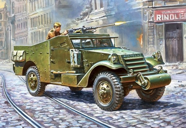 Zvezda M-3 Scout Car Armored Personnel Carrier 1/35