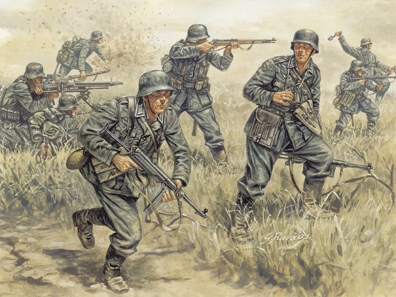 Italeri German Infantry WWII 1/72