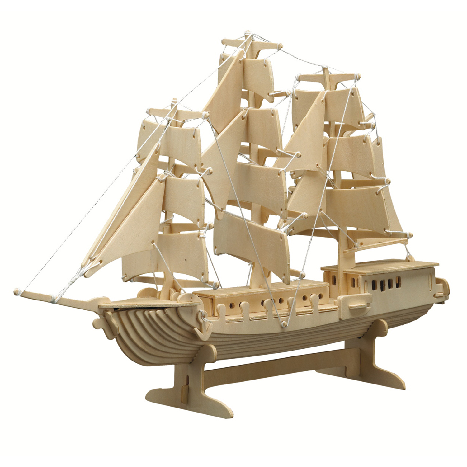 Pebaro Houten Bouwset Zeilboot