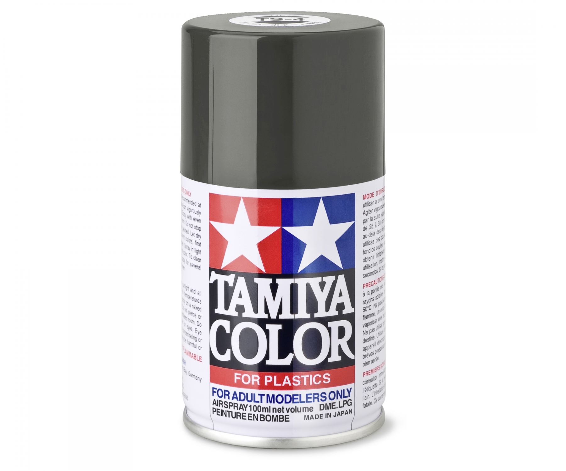 TS4 Spray German Grey flat 100ml Tamiya