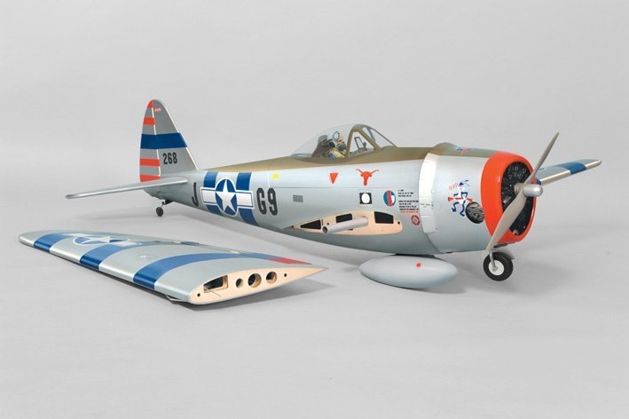 Phoenix P-47 Thunderbolt incl. BL Motor en Regelaar en retracts - 164 cm
