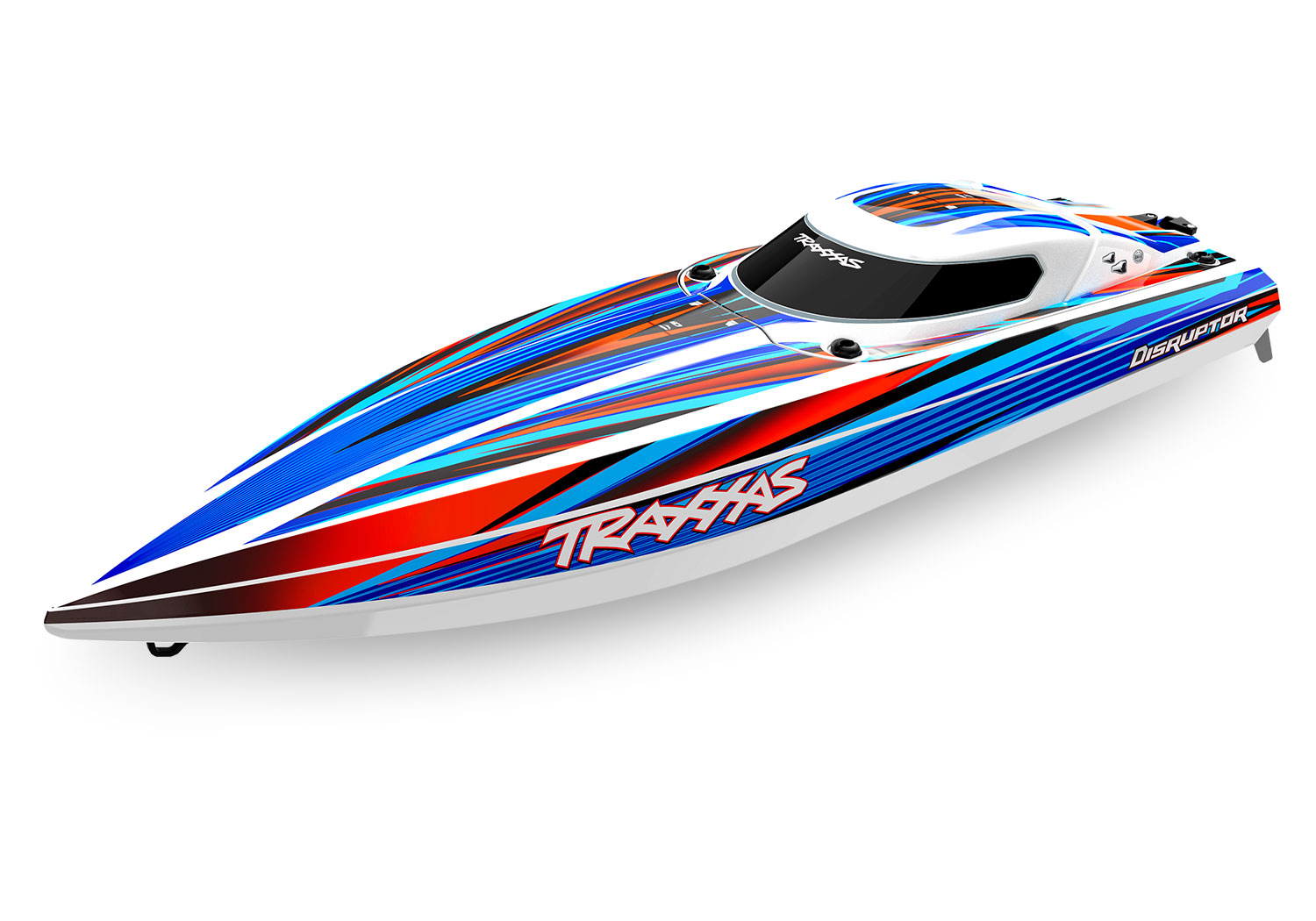 Traxxas Disruptor 4S 40+ MPH High-Performance Boat Blue