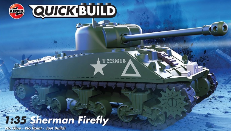 AirFix Quickbuild Sherman Firefly Kit 1/35