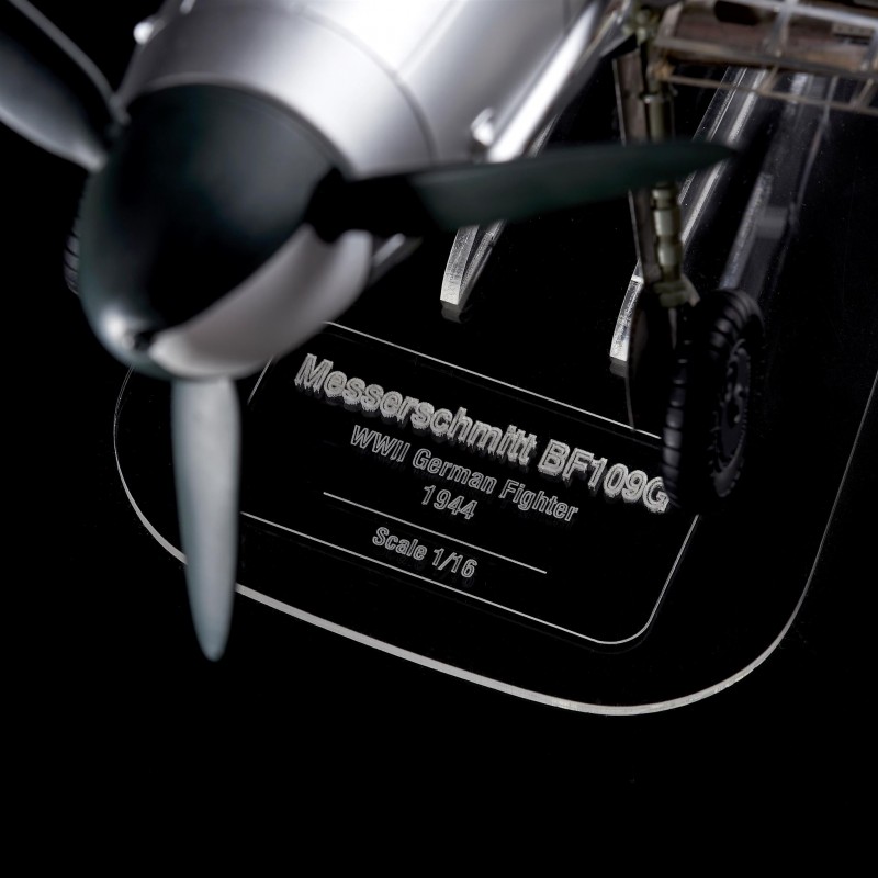 Artesania Latina Metal & Plastic Model: Messerschmitt Bf109G Aircraft 1/16