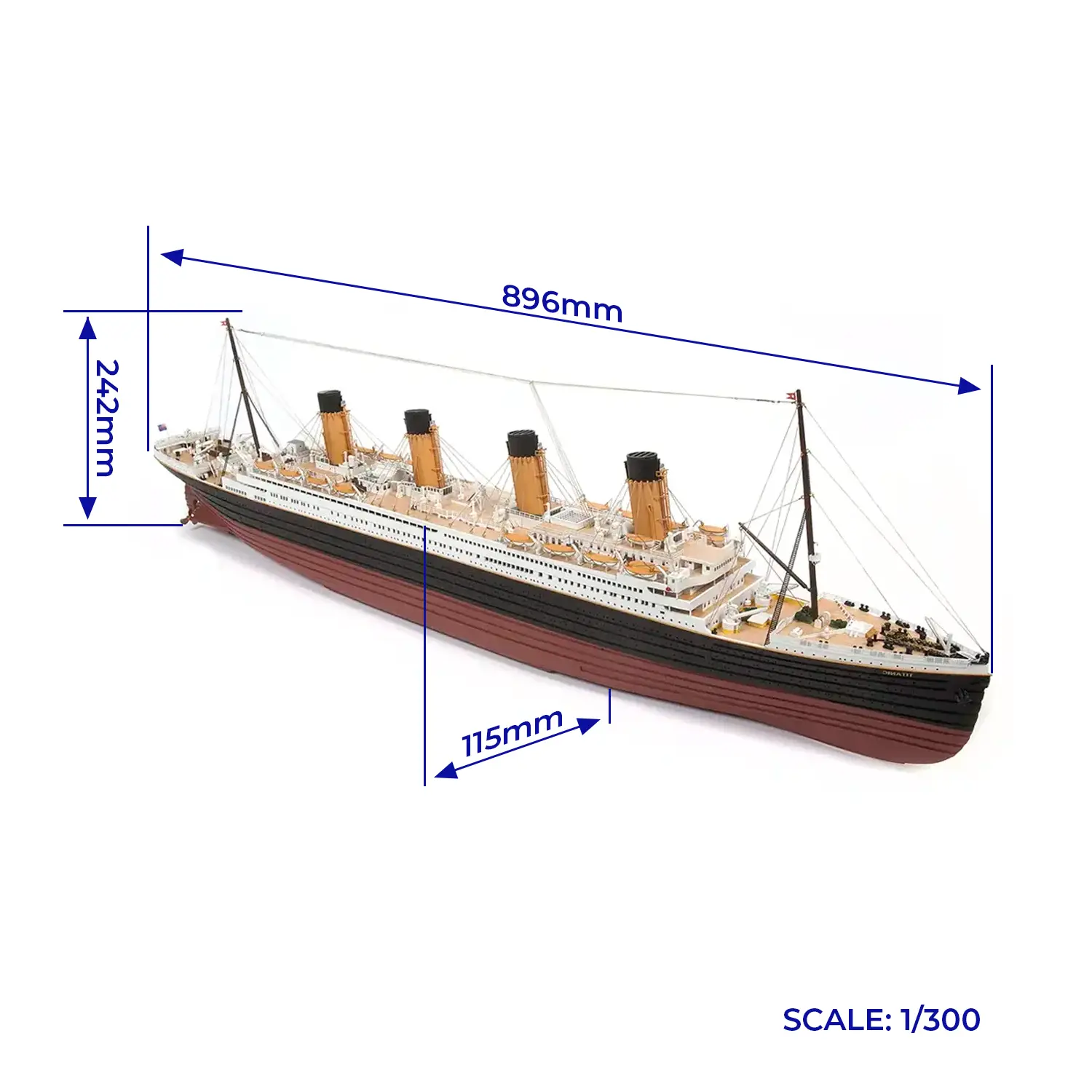 Occre RMS Titanic Houten Scheepsmodel 1/300