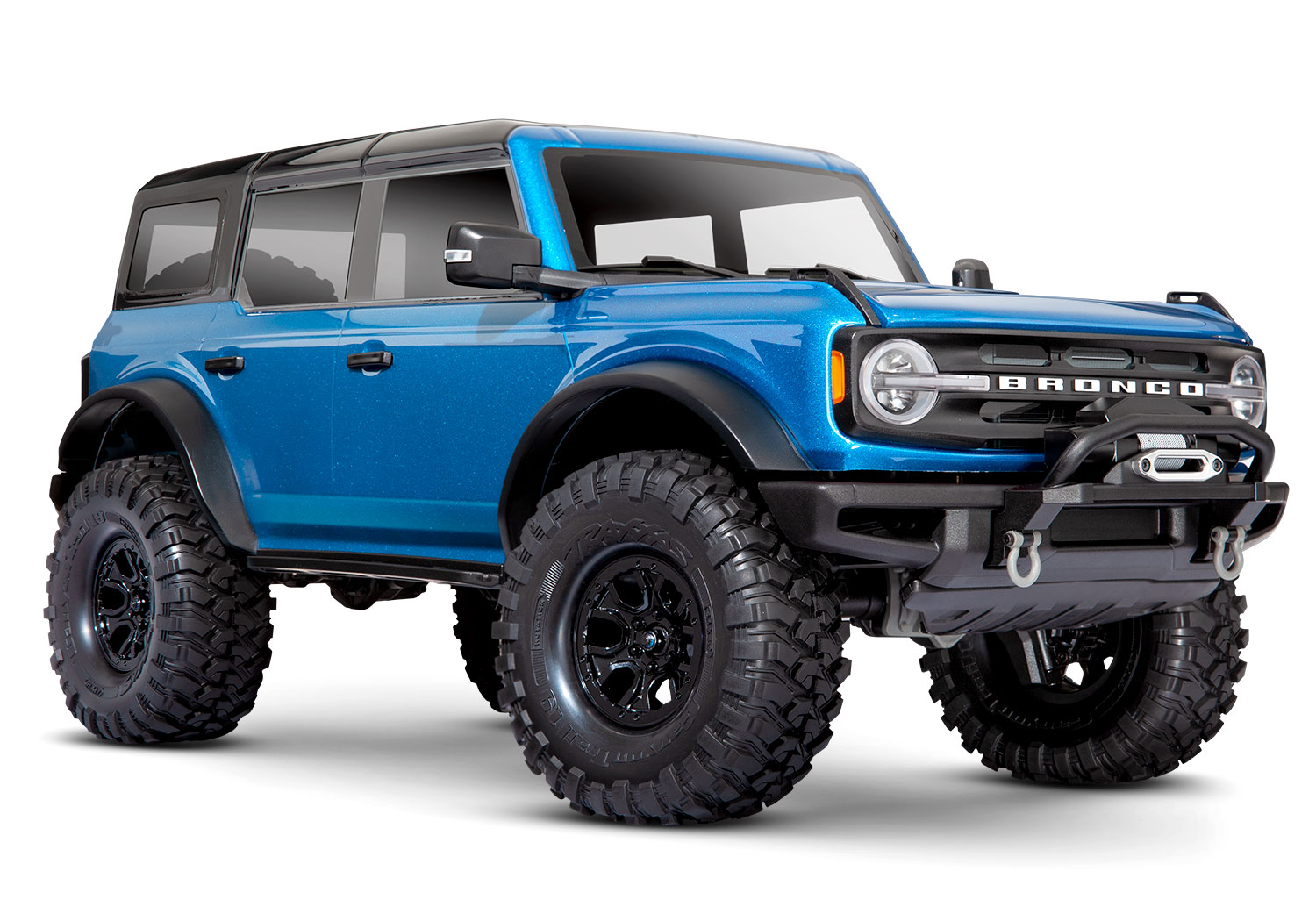 Traxxas 2021 Ford Bronco TRX-4  4WD Scale and Trail Crawler Fully-Assembled 1/10 - Blue