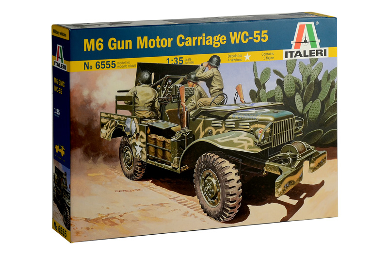 Italeri M6 Gun Motor Carriage WC-55 1/35