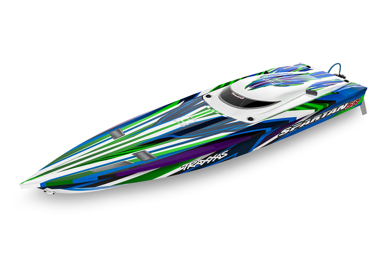 Traxxas Spartan SR36 Brushless Race Boat TQi TSM GREEN