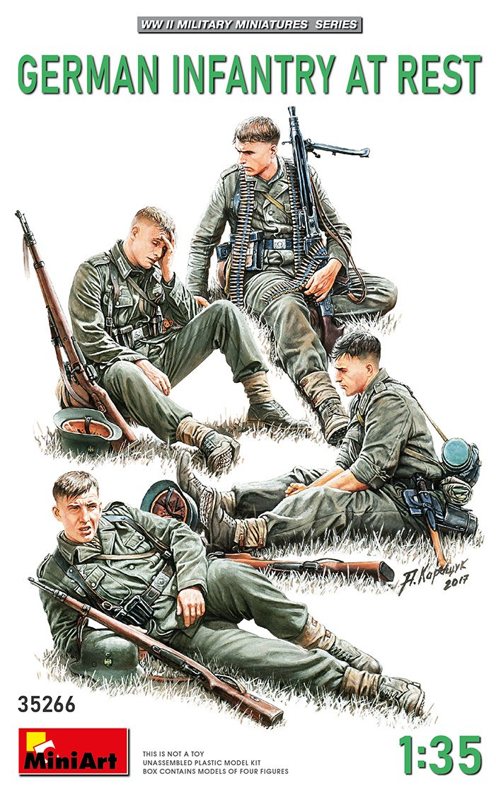 MiniArt German Infantry At Rest 1/35