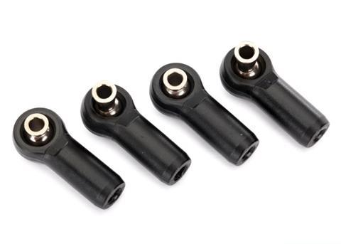 Traxxas Rod ends (4) (assembled with steel pivot balls) (replacement ends for #7748G, 7748R, 7748X, 8542A, 8542R, 8542T, 8542X)