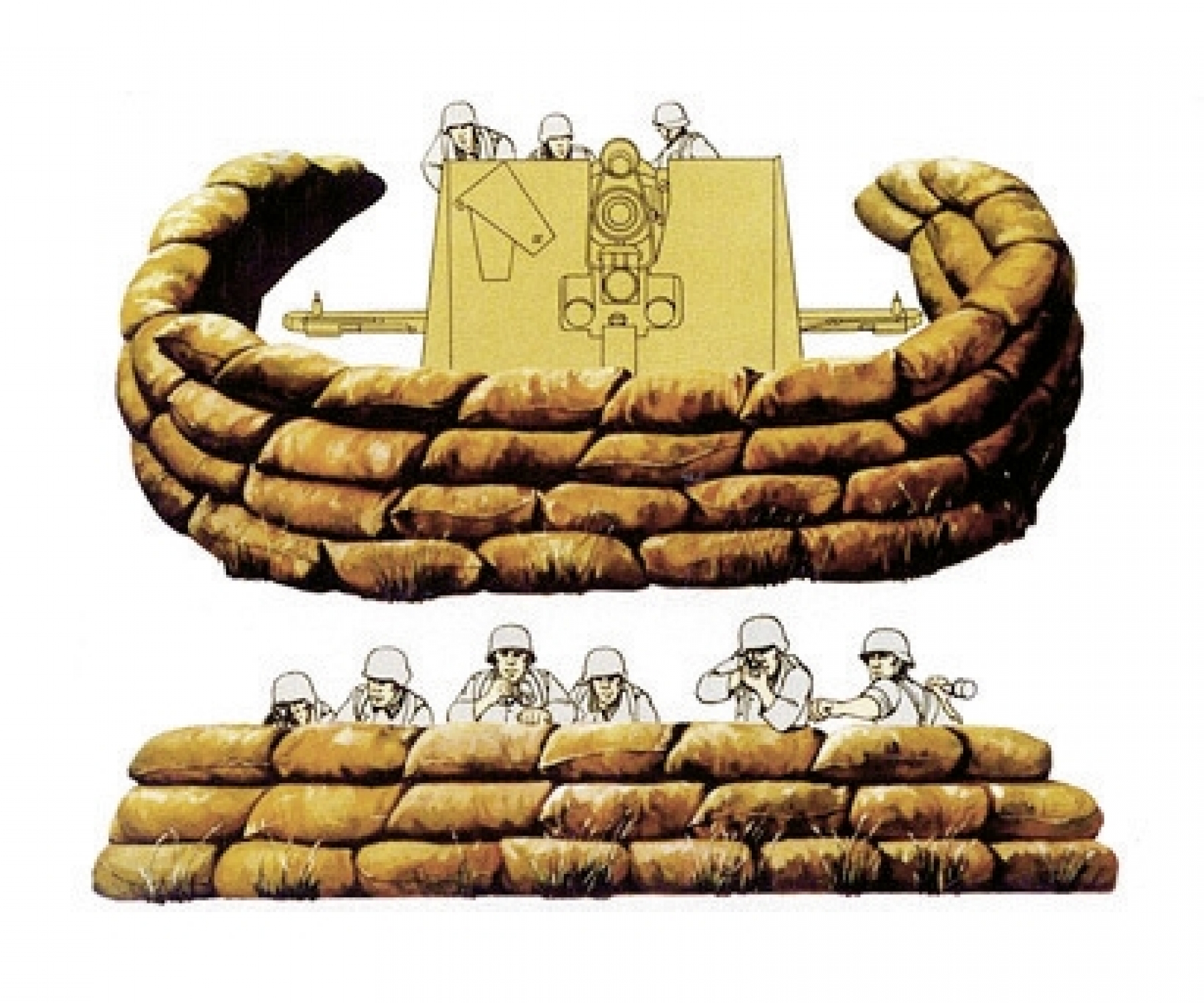 Tamiya Military Miniatures Sand Bags Set 1/35