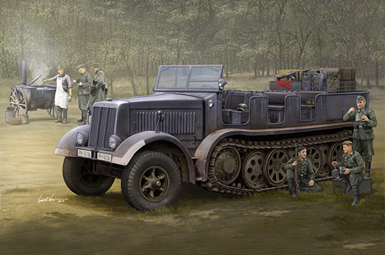 Trumpeter Sd.Kfz.8 (DB9) Half-Track Artillery Tractor 1/35